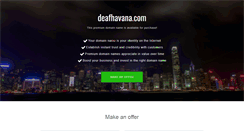 Desktop Screenshot of deafhavana.com